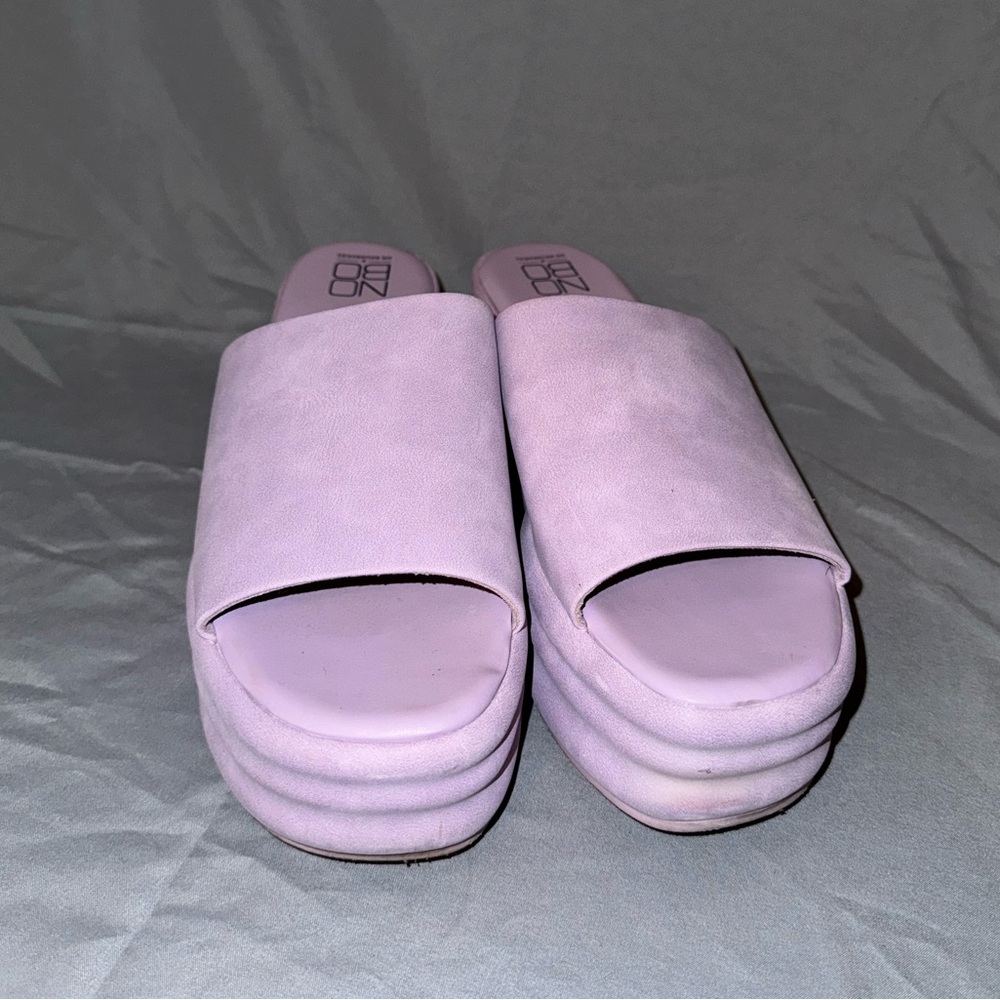 Purple Platform Sandals